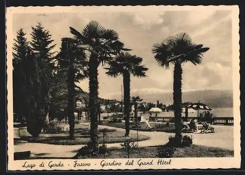 AK Fasano /Lago di Garda, Giardino del Grand Hotel