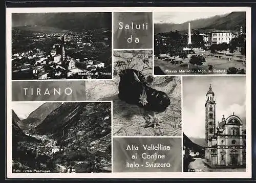 AK Tirano, Madonna di Tirano, Basilica, Valle verso Poschiavo