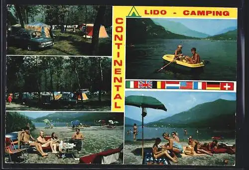 AK Verbania, Fondotoce, Lido Camping Continental