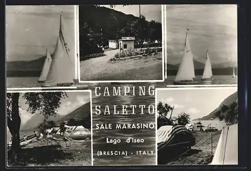 AK Brescia /Lago d`Iseo, Camping Saletto, Sale Marasino