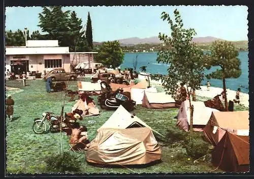 AK Desenzano /Lago di Garda, Camping Spiaggia d`Oro, Ristorante-Bar