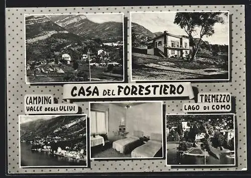 AK Tremezzo /Lago di Como, Camping Valle degli Ulivi, Casa del Forestiero