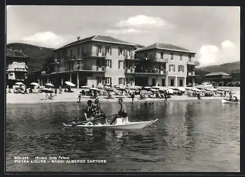 AK Pietra Ligure /Riviera delle Palme, Bagni Albergo Sartore