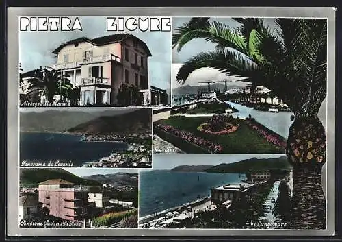 AK Pietra Ligure, Albergo Villa Marina, Pensione Paolina Di Rose, Lungomare