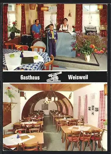 AK Weisweil / Baden, Gasthaus Kanone von Familie Sexauer