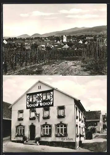 AK Britzingen /Kreis Müllheim, Gasthaus zum Hirschen