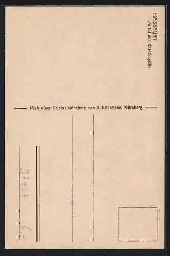 AK Hassfurt, Portal der Ritterkapelle