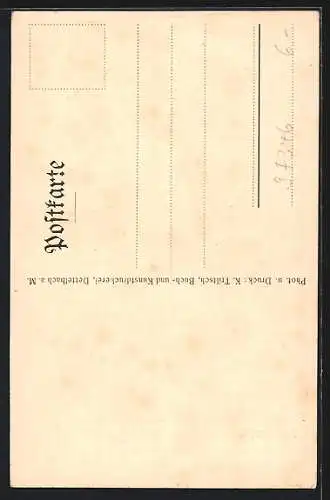 AK Iphofen, Strassenpartie am Rödelseer Tor