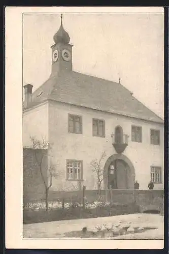AK Münsterschwarzach, Ansicht der Klosterpforte