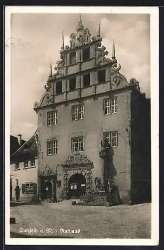 AK Sulzfeld / Main, Blick auf das Rathaus