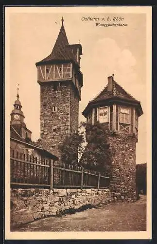 AK Ostheim v. d. Rhön, Waagglockenturm