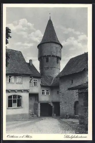 AK Ostheim v. d. Rhön, Partie am Schulglockenturm