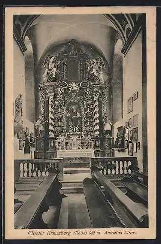 AK Kreuzberg /Rhön, Antonius-Altar im Kloster