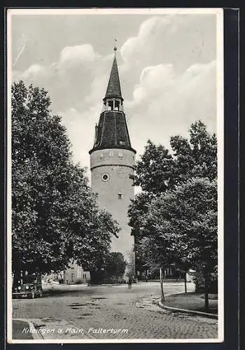 AK Kitzingen a. Main, Ansicht vom Falterturm