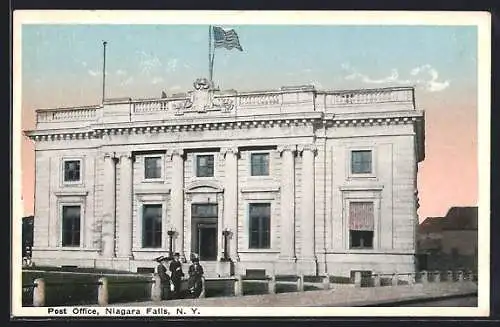 AK Niagara Falls /N. Y., Post Office