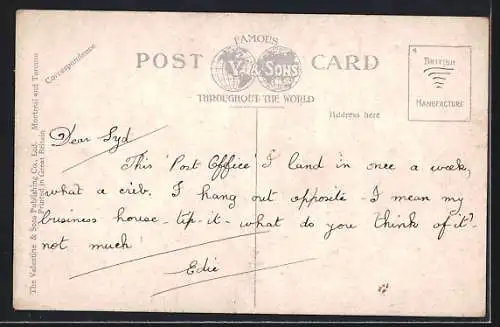 AK St. Thomas /Ont., Post Office