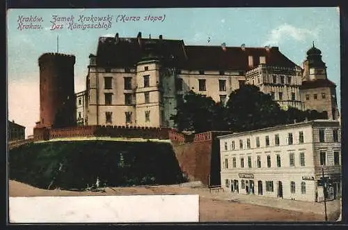 AK Krakau, Königsschloss und Restaurant
