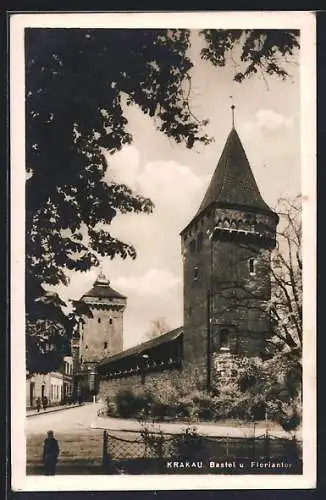 AK Krakau, Bastei und Floriantor