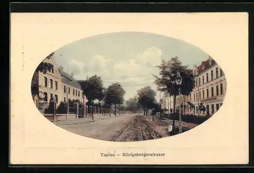 AK Tapiau, Tischlermeister, Königsbergerstrasse