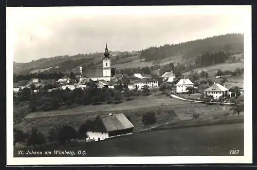 AK St. Johann am Wimberg, Ortsansicht mit Kirche