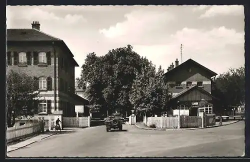 AK Münsingen, Truppenübungsplatz, Eingang ins alte Lager