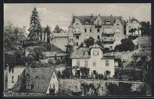 AK Baden-Baden, Blick auf die Haushaltungsschule