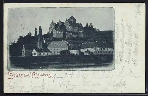 AK Mainberg, Schloss mit Geschäft von K. Kress