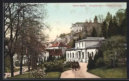 AK Baden-Baden, Inhalatoruim u. Neues Schloss
