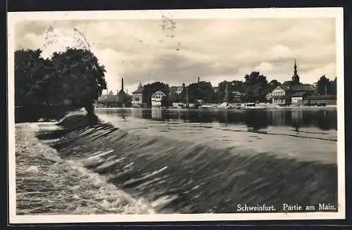 AK Schweinfurt, Partie am Main