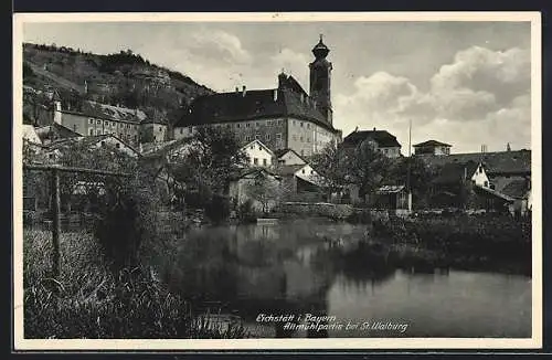 AK Eichstätt i. Bayern, Altmühlpartie bei St. Walburg