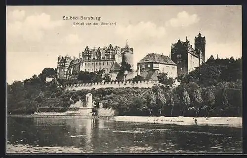 AK Bernburg, Schloss von der Überfahrt