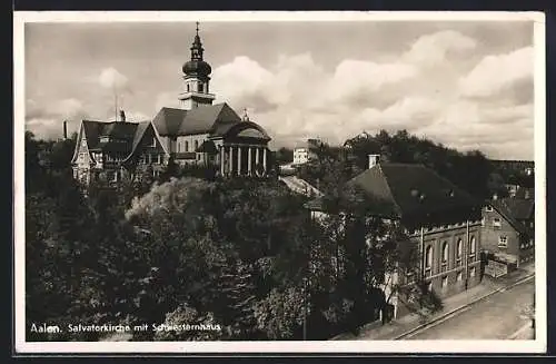 AK Aalen, Salvatorkirche mit Schwesternhaus