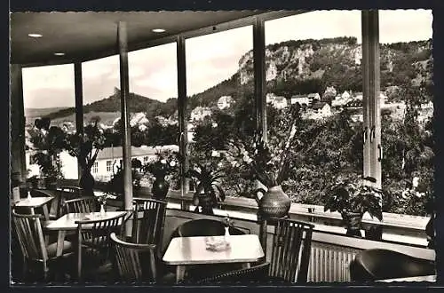 AK Gerolstein /Eifel, Konditorei und Cafe Euskirchen, Innenansicht