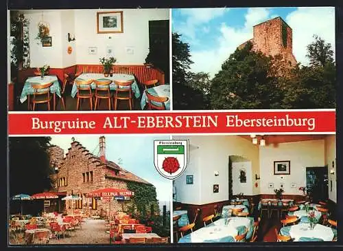 AK Ebersteinburg /Baden-Baden, Burgruine Alt-Eberstein