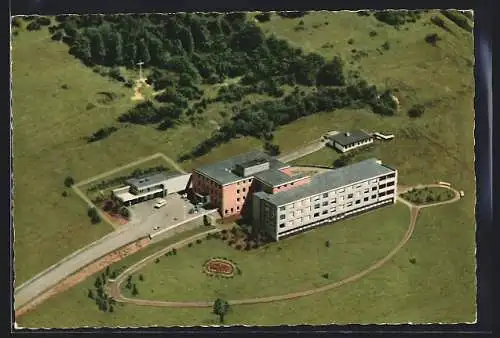 AK Gerolstein /Eifel, St. Elisabeth-Krankenhaus, Fliegeraufnahme