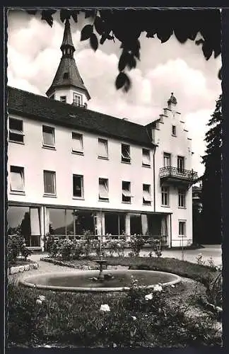 AK Baden-Baden, V. d. K. Erholungsheim Magnetberg, Scheibenstrasse 18