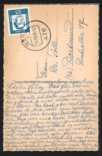 AK Werl i. W., Blick in der Krämergasse