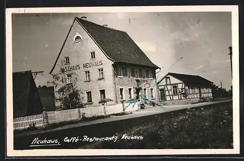 AK Aldingen, Neuhaus, Café-Restaurant Zum Neuhaus