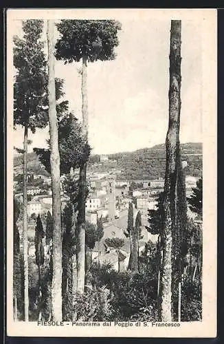 AK Fiesole, Panorama dal Poggio di S. Francesco