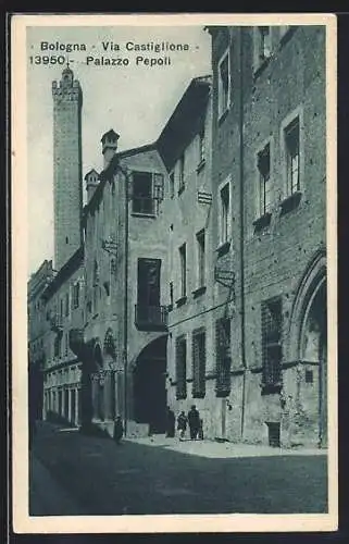 AK Bologna, Via Castiglione, Palazzo Pepoli