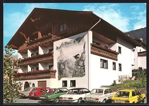 AK Latsch, Tarsch, Pension Jägerhof, Bes. Fam. Karl Pirhofer