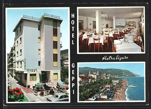 AK Pietra Ligure, Hotel Geppi, Via Oberdan 8