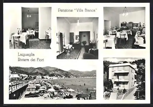 AK Laigueglia /Riviera dei Fiori, Pensione Villa Bianca