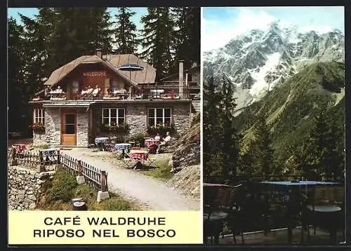 AK Sulden /Bozen, Café Waldruhe