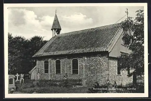 AK Spiekeroog, Blick auf die Kirche