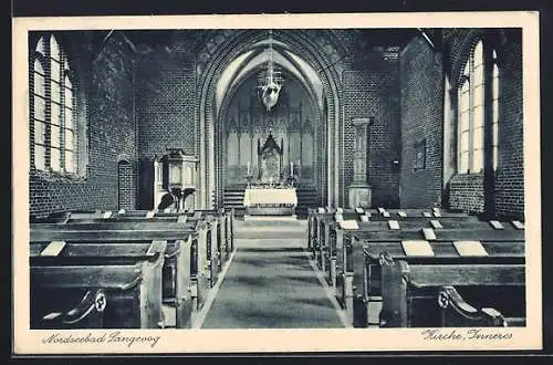 AK Langeoog, Inneres der Kirche