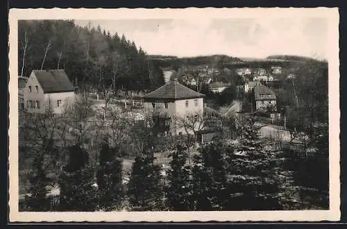 AK Bad Gottleuba, Ortsansicht aus der Vogelschau