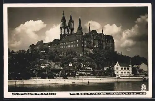 Foto-AK Walter Hahn, Dresden, Nr. 4843: Meissen a / Elbe, Albrechtsburg