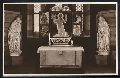 AK Meissen / Sa., Heiligenfiguren in der Kriegergedächtniskirche