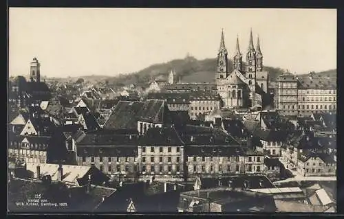 AK Bamberg, Totalansicht, Kirche